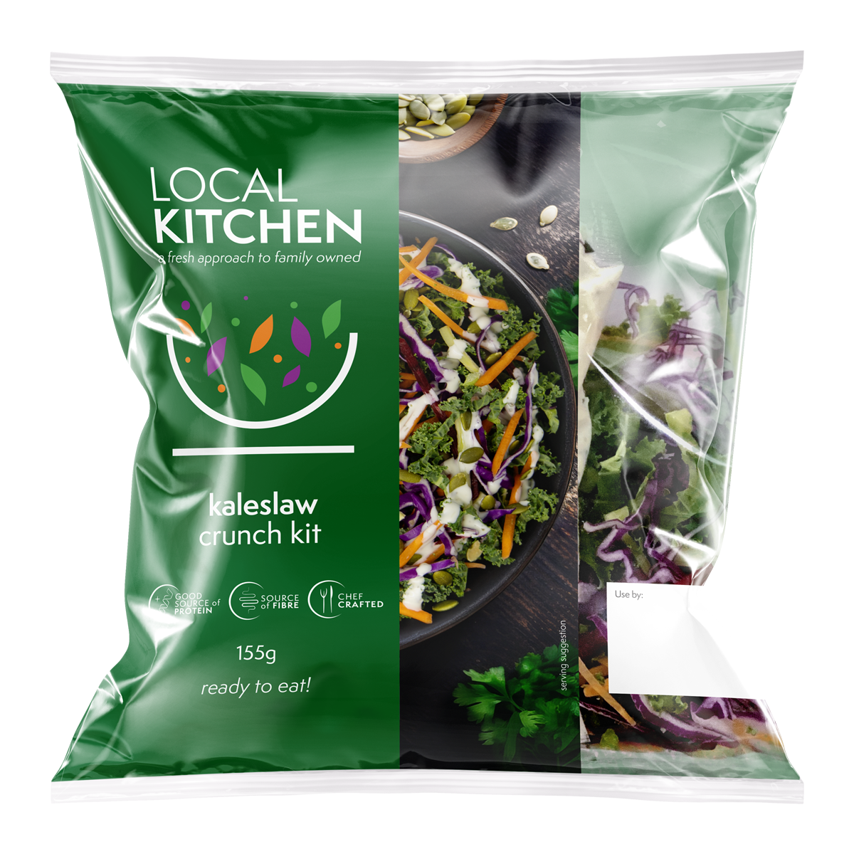 Local Kitchen Crunch Kit Kaleslaw 155g