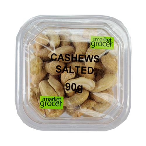 The Market Grocer Cashews Salted Mini Tub 90g