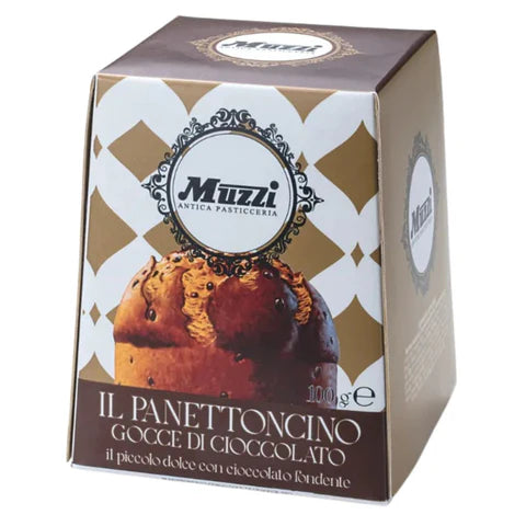 Muzzi Mini Panettone with Chocolate Chips 100g