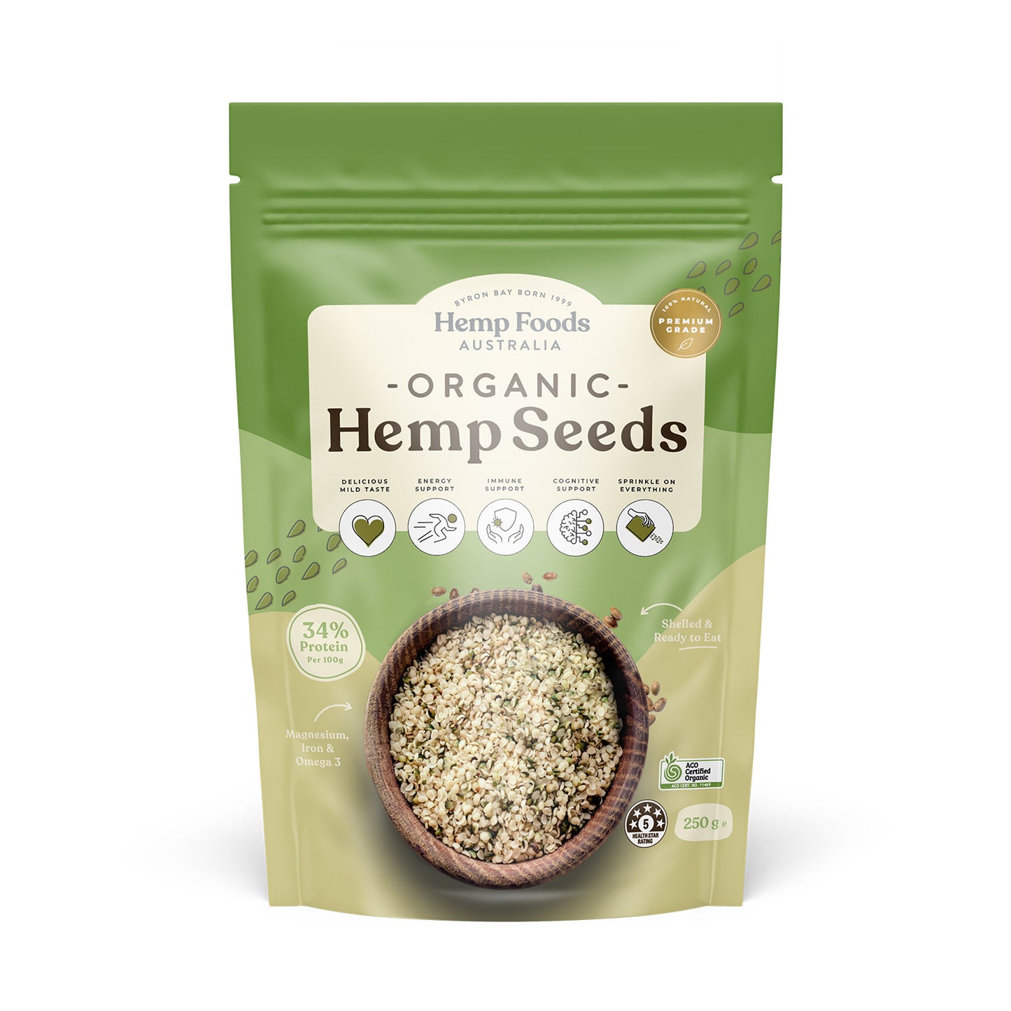 Hemp Foods Organic Hemp Seeds 250g