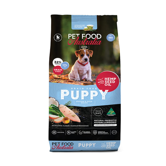 Pet Food Australia Puppy Kibble Duck and Chicken 3kg