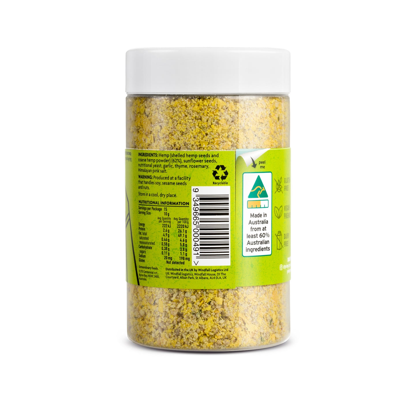 Pimp My Salad Vegan Hemp Parmesan 150g