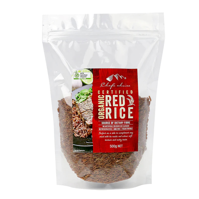 Chefs Choice Organic Red Rice 500g