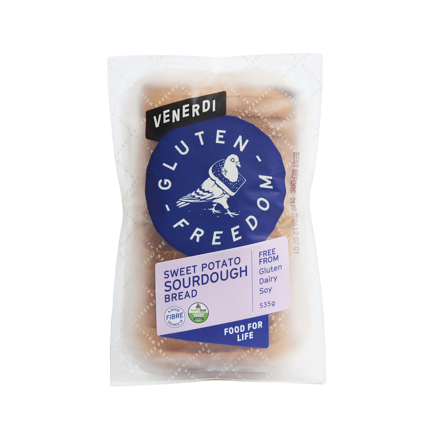 Gluten Freedom Sweet Potato Sourdough 535g