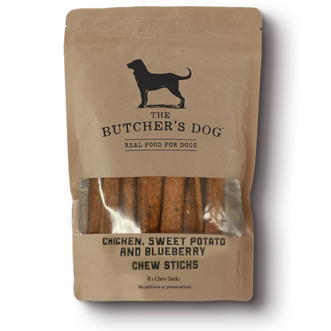 The Butchers Dog Chicken Chew Sticks x8 150g