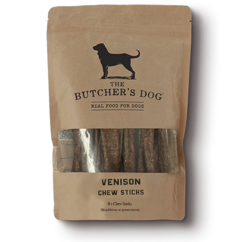 The Butchers Dog Venison Chew Sticks x8 150g