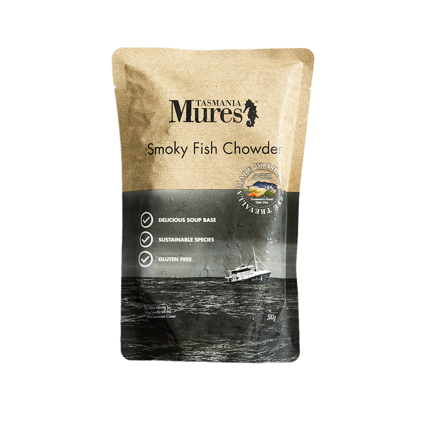 Fish in the Family Tasmania Mures Smokey Fish Chowder 500ml