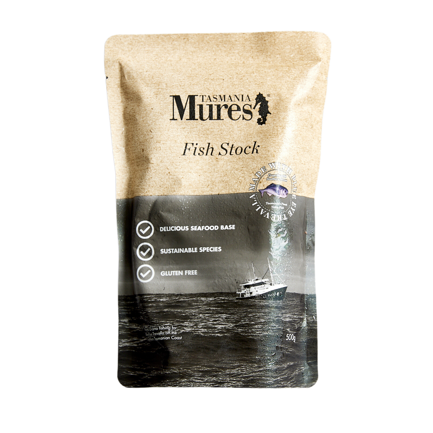 Fish in the Family Tasmania Mures Fish Stock 500ml