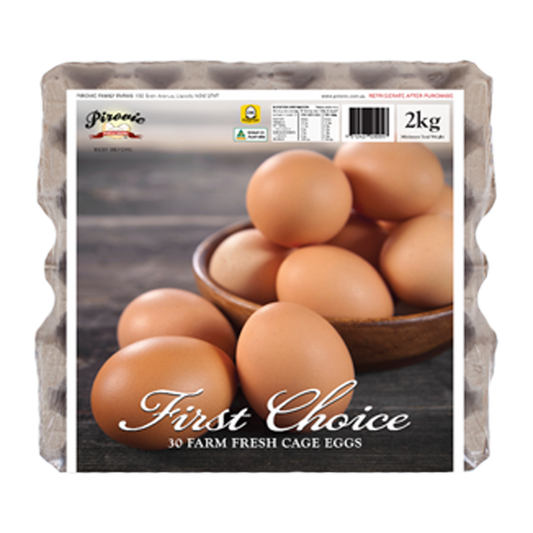 Pirovic Cage Free Eggs x30 2kg