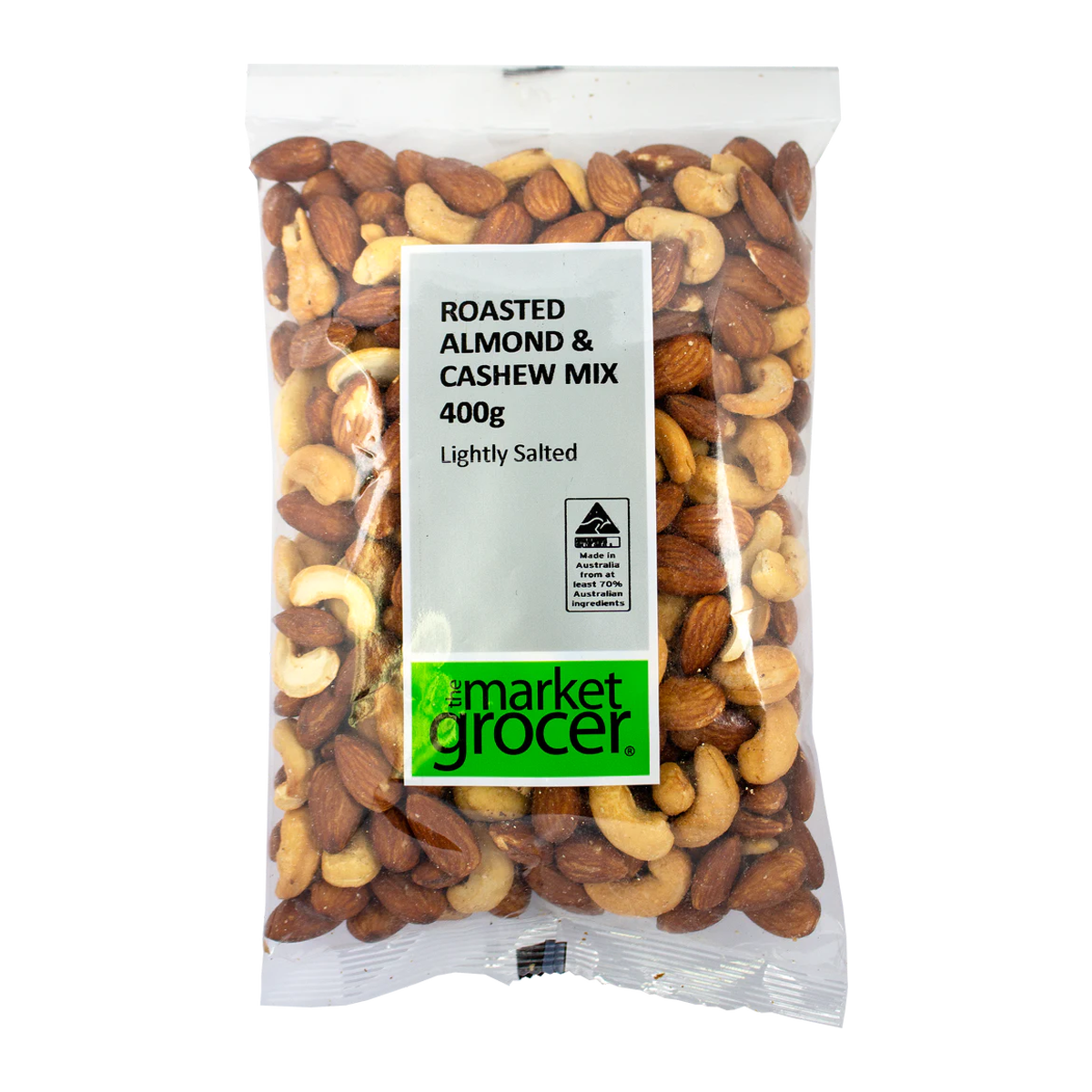 The Market Grocer Roasted Almond and Cashew Mix 400g