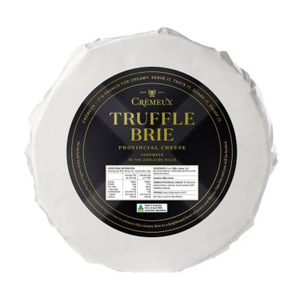 Cremeux Truffle Brie Provincial Cheese 200g