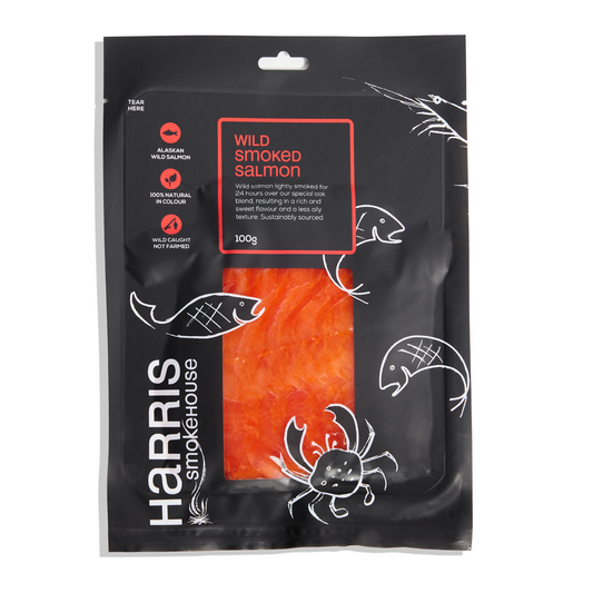 Harris Smokehouse Wild Smoked Salmon 100g