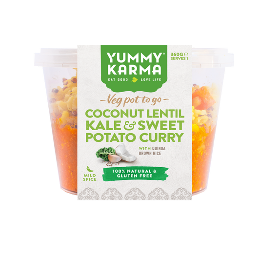 Yummy Karma Coconut Lentil, Kale and Sweet Potato Curry 360g