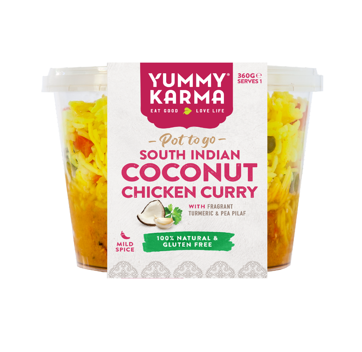 Yummy Karma South Indian Coconut Chicken Curry 360g