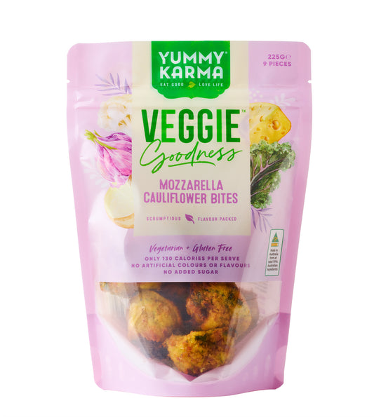 Yummy Goodness Mozzarella Cauliflower Bites 225g