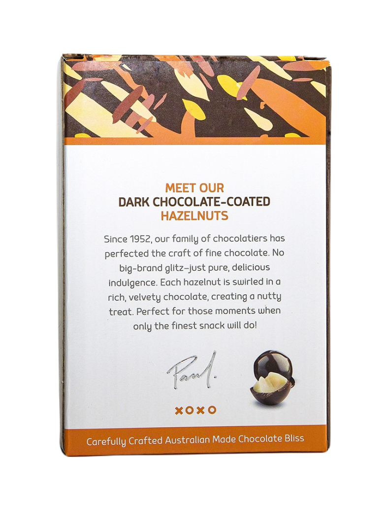 Pauls Roasted Hazelnuts Dark Chocolate 250g