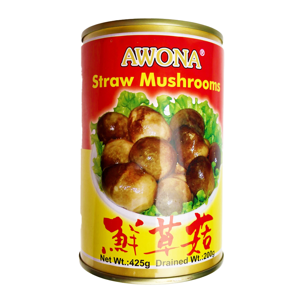 Awona Straw Mushroom 425g