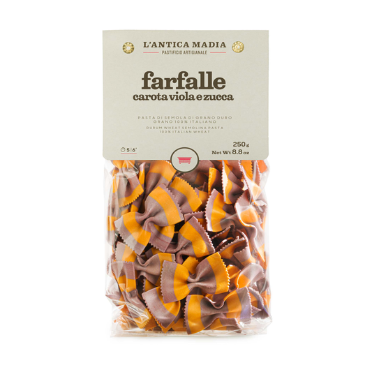 L'antica Madia Farfalle Black Carrots and Pumpkin 250g