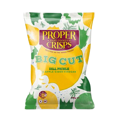 Proper Crisps Big Cut Dill Pickle 140g