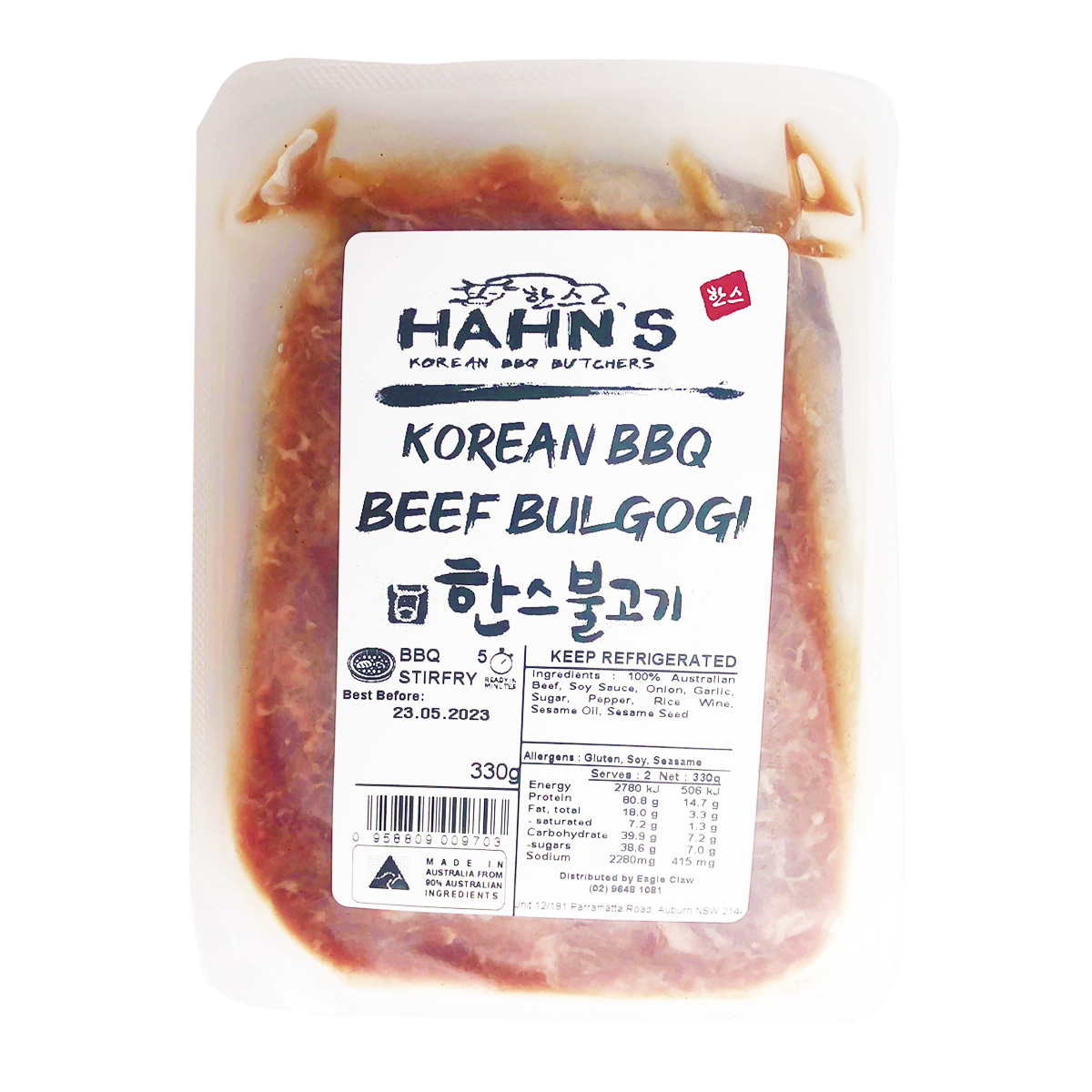 Hahns Beef Bulgogi 330g