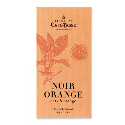 Cafe Tasse Dark Choc Orange Bar 85g