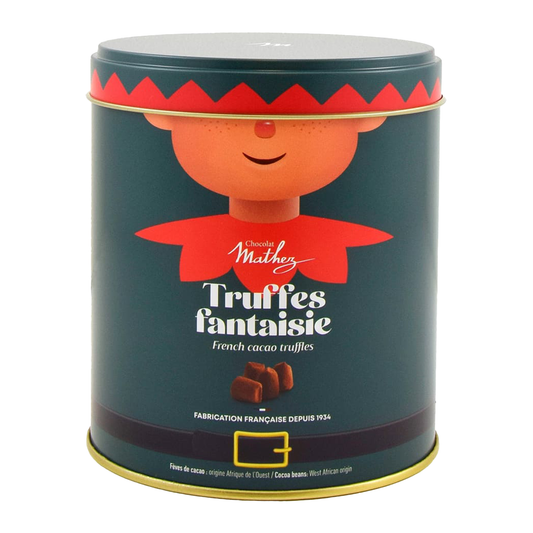 Chocolate Mathez Truffles Elf Tin 250g