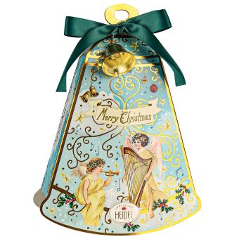 Confiserie Heidel Milk Chocolate Angels Nostalgia Christmas Bell 86g