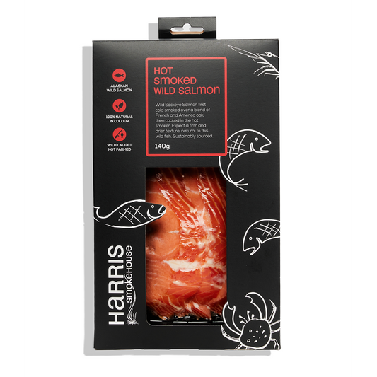 Harris Smokehouse Hot Smoked Wild Salmon 140g