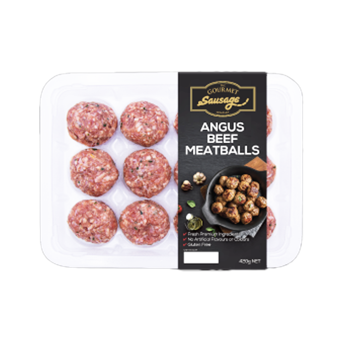 The Gourmet Sausage Angus Beef Meatballs 420g