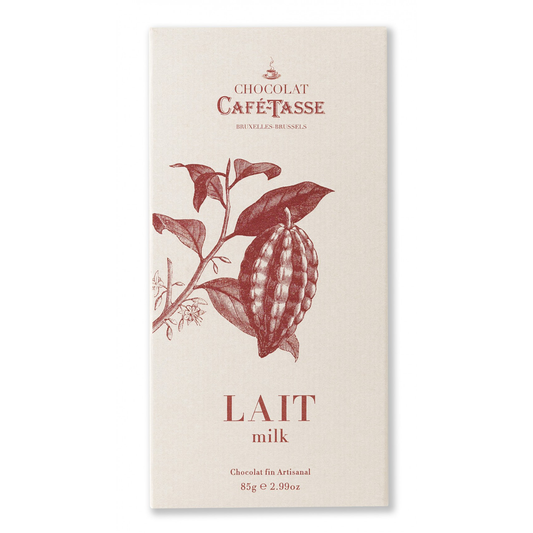 Cafe Tasse Milk Choc Bar 85g