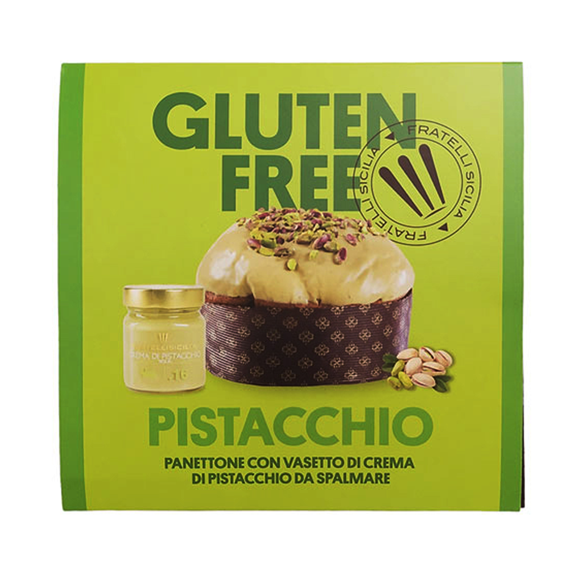 Fratellisicilia Panettone Gluten Free with Pistachio Cream 125g