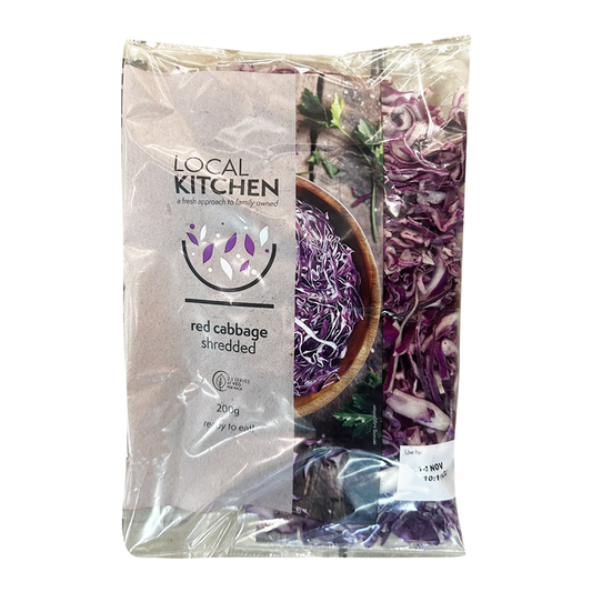 Local Kitchen Red Cabbage Shredded 200g