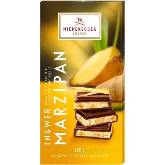 Niederegger Marz Bar Ginger Dark Chocolate 110g