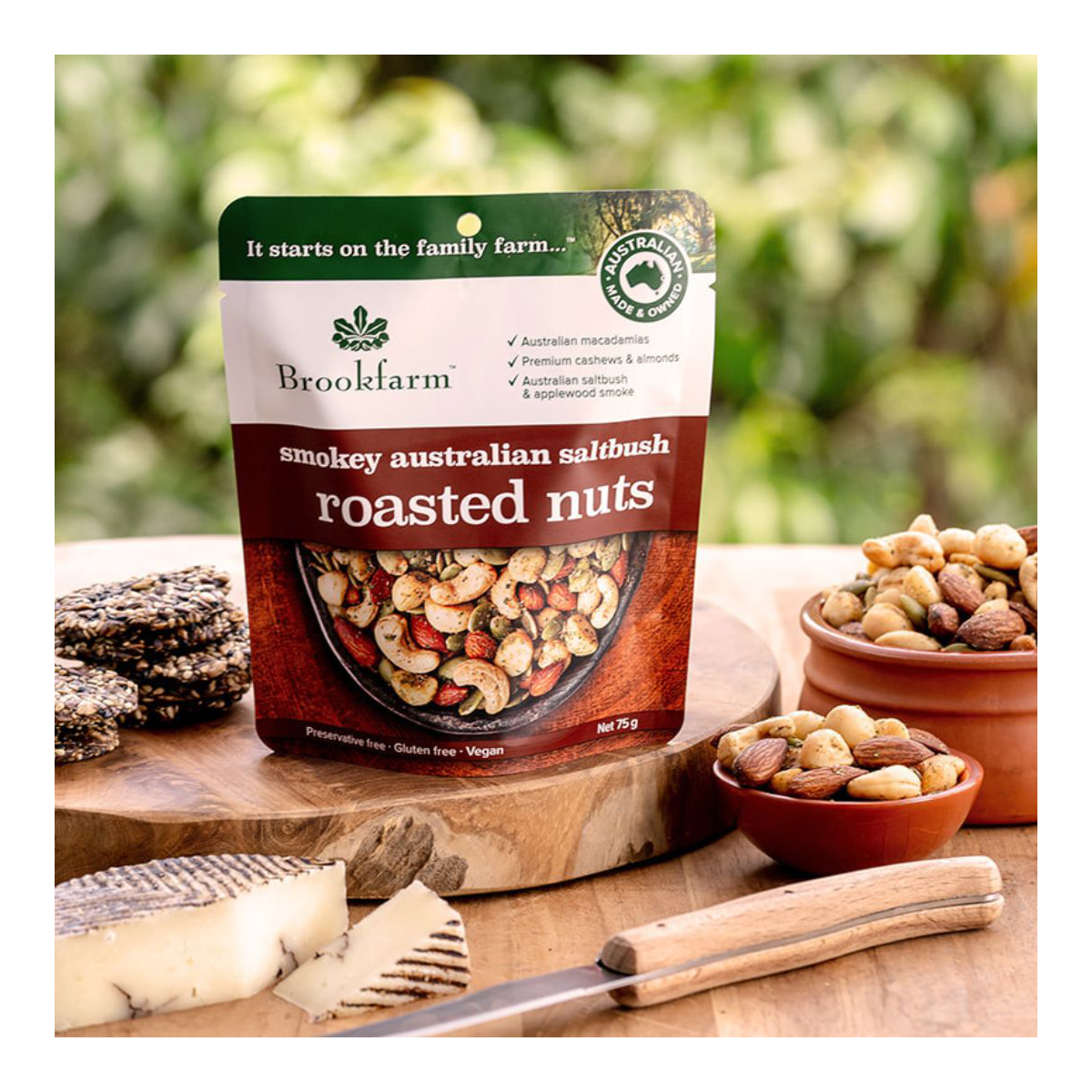 Brookfarm Roasted Nuts Smokey Australian Saltbush 75g