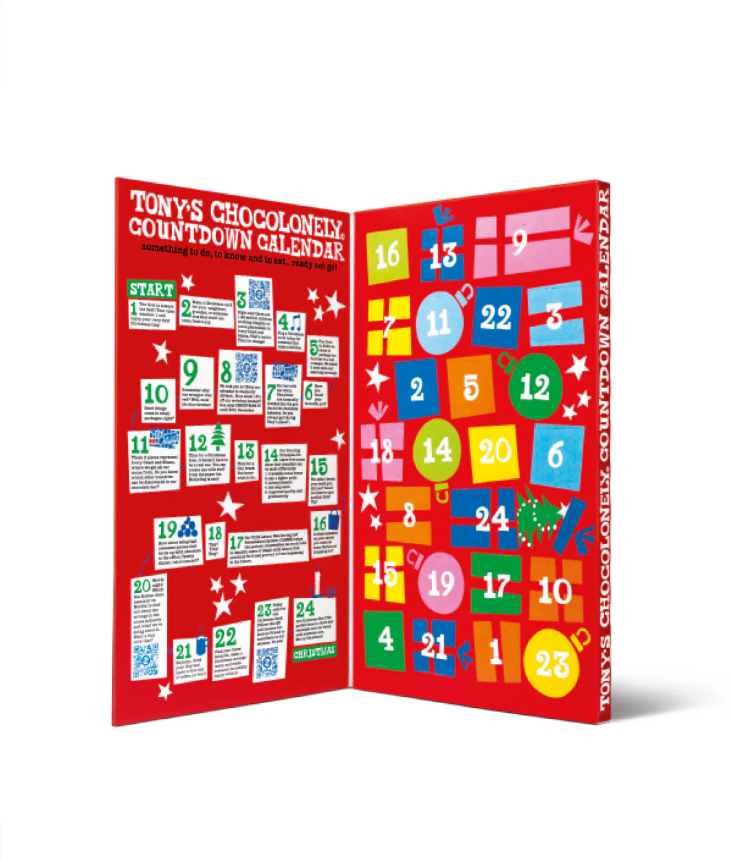 Tony's Chocolonely Countdown Advent Calendar 225g