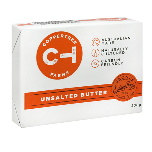 Coppertree Farms Butter Unsalted 200g