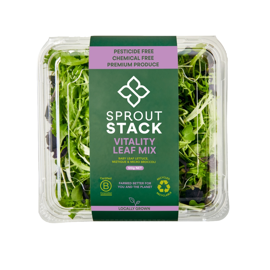 Sprout Stack Vitality Leaf Mix 120g