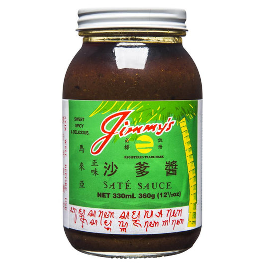 Jimmys Sate Sauce 330ml , Grocery-Asian - HFM, Harris Farm Markets
 - 1