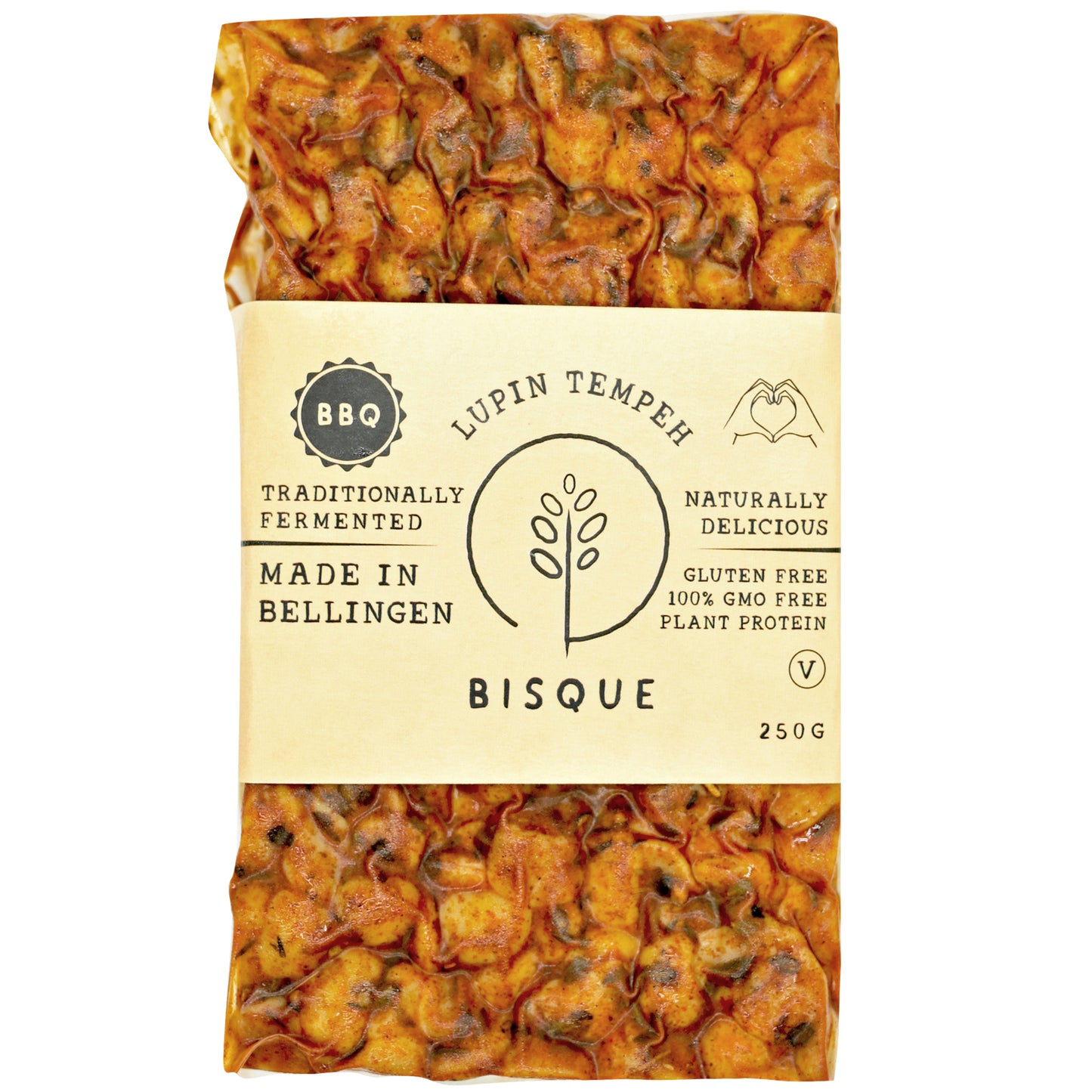 Bisque BBQ Vegan Lupin Tempeh | Harris Farm Online