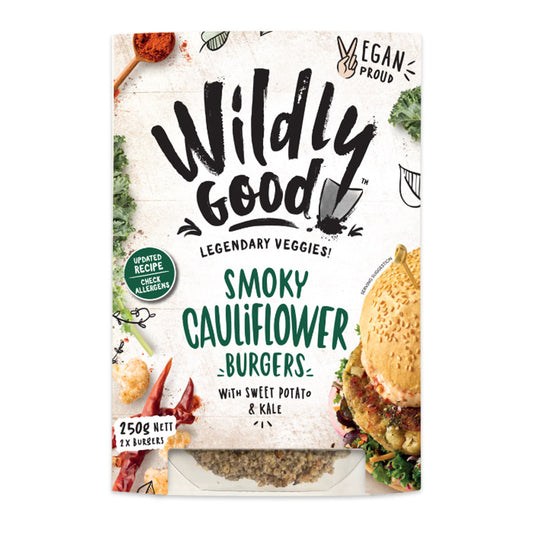 Wildly Good Smoky Cauliflower Burgers 250g | Harris Farm Online