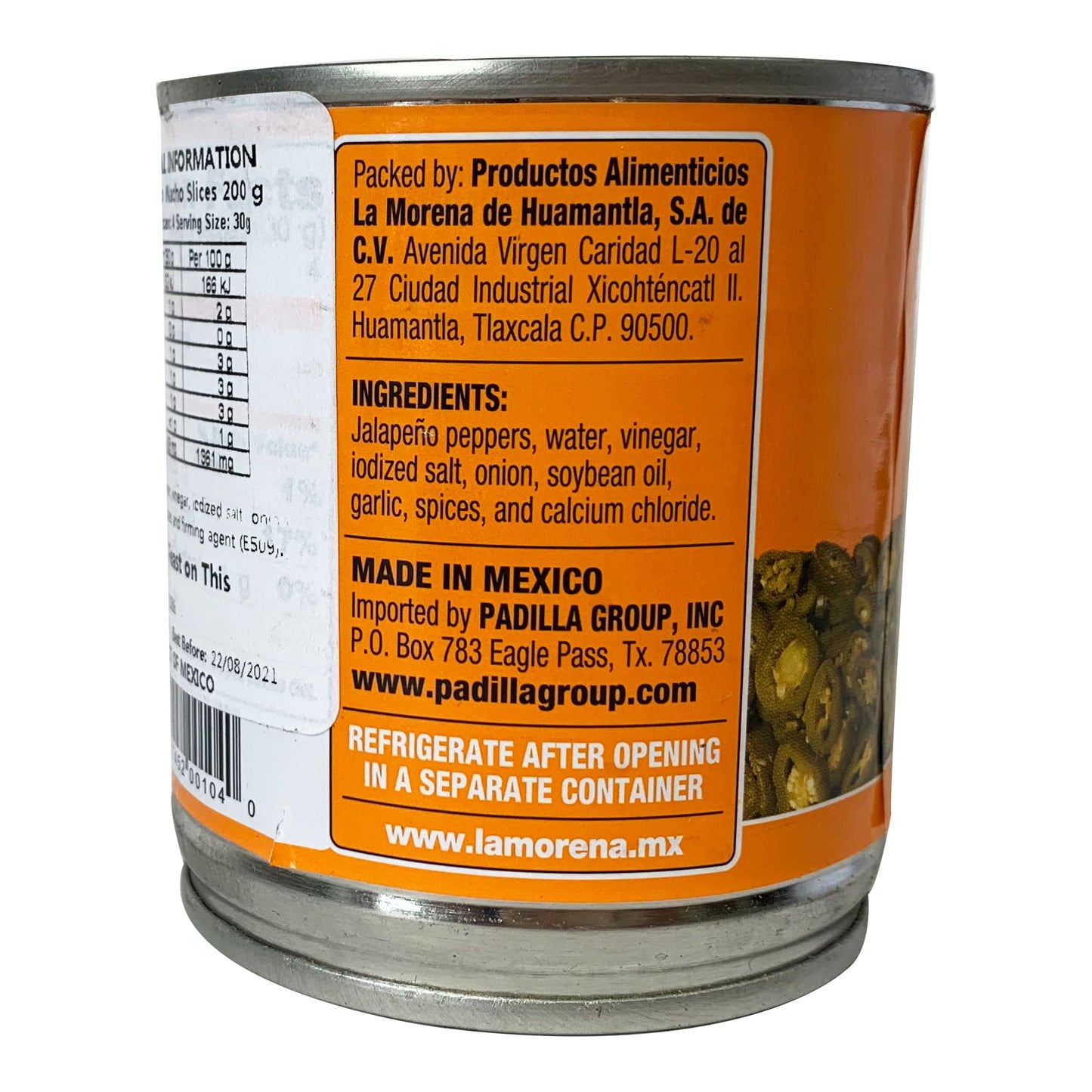 La Morena Pickled Jalapeno Nacho Slices 200g