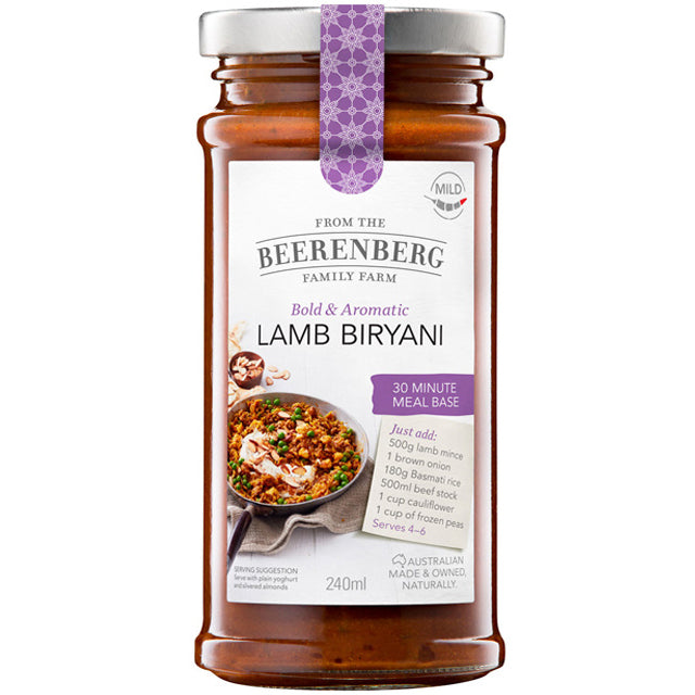 Beerenberg - Lamb Biryani | Harris Farm Online