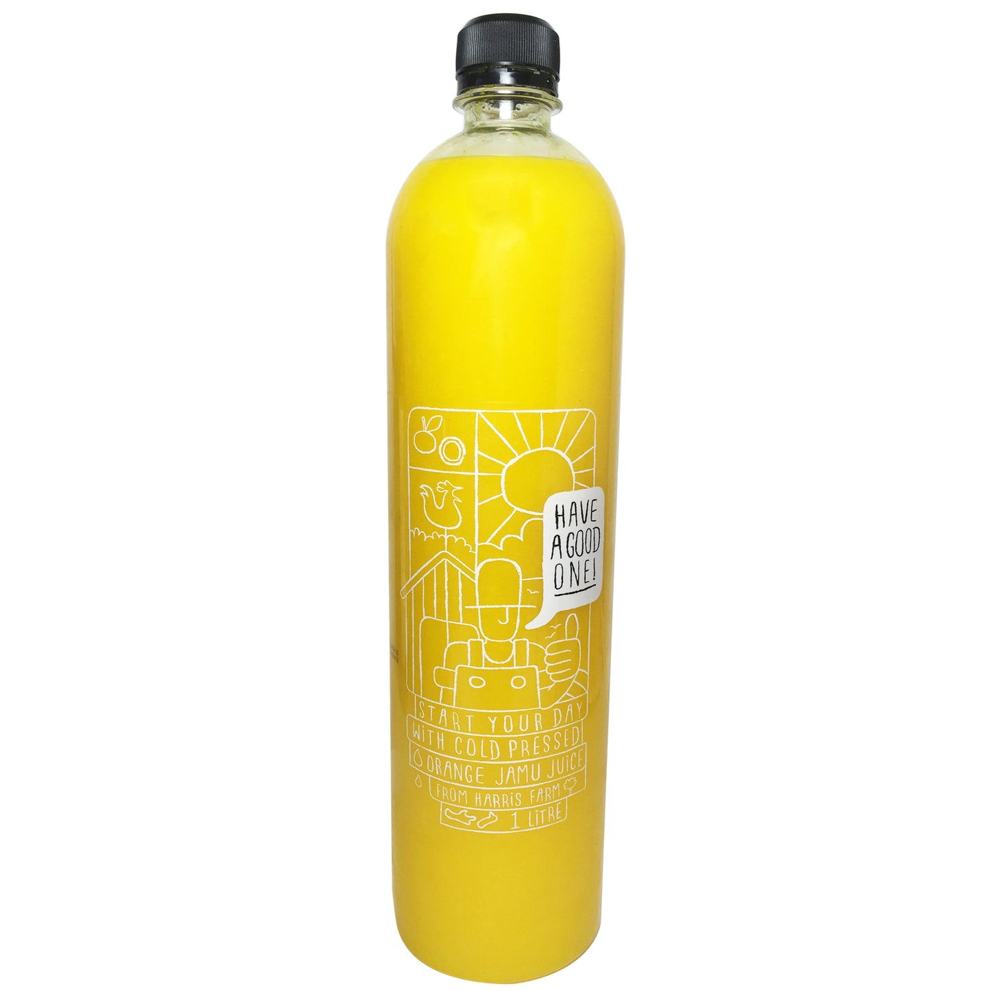 Harris Farm Cold Pressed Orange Jamu Juice 1L