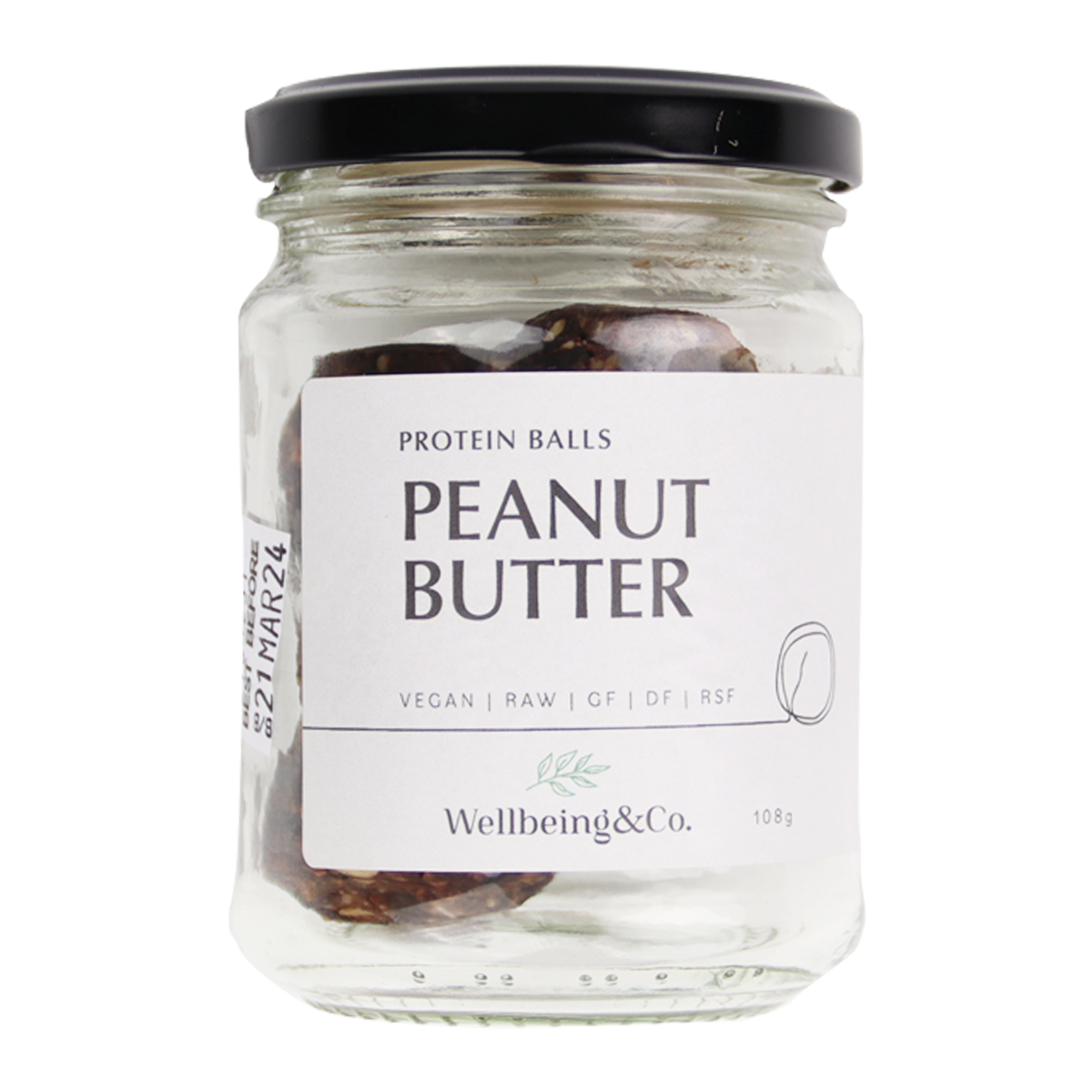 Wellbeing and Co Peanut Butter Protein Balls 108g