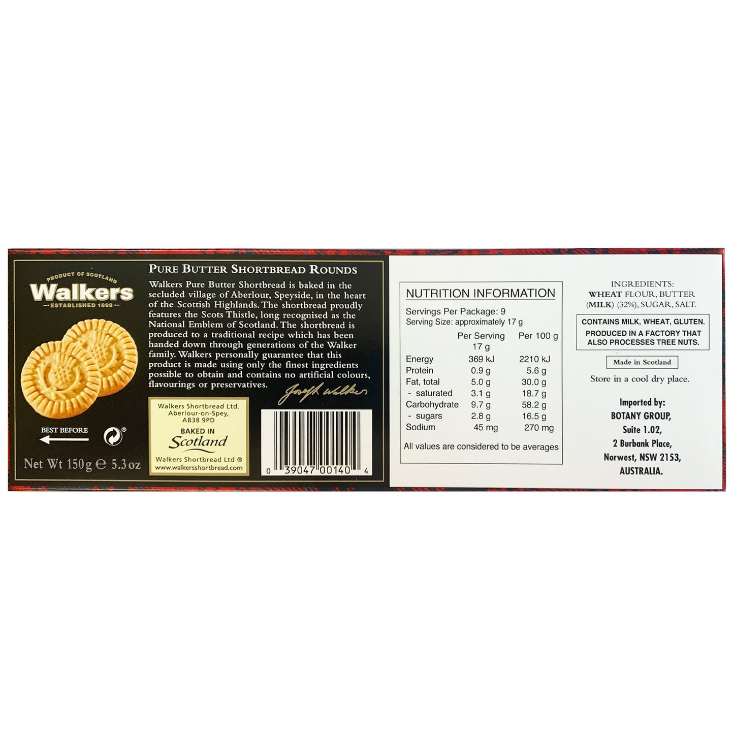 Walkers Shortbread Rounds | Harris Farm Online