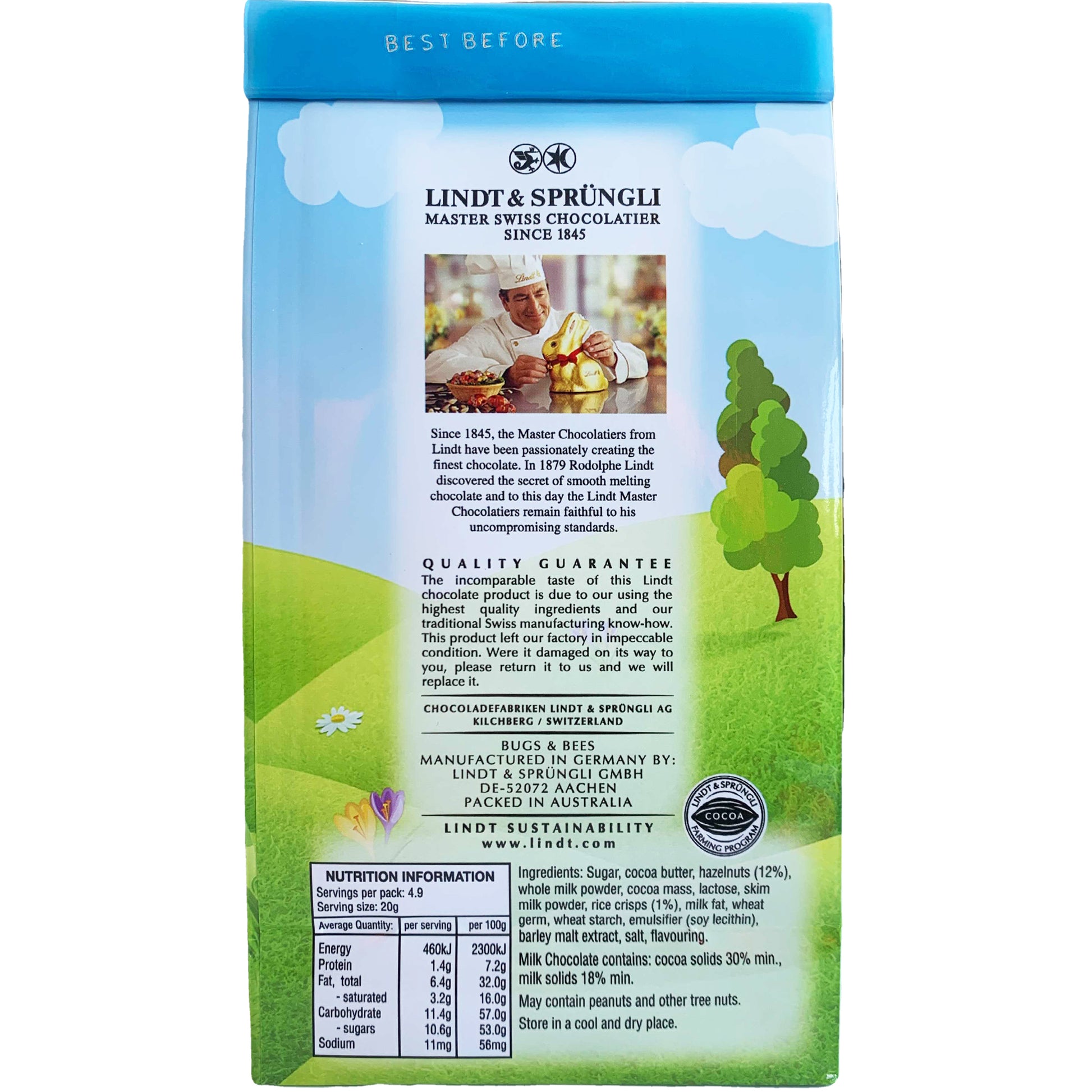 Lindt Milk Chocolate Bugs and Bees | Harris Farm Online