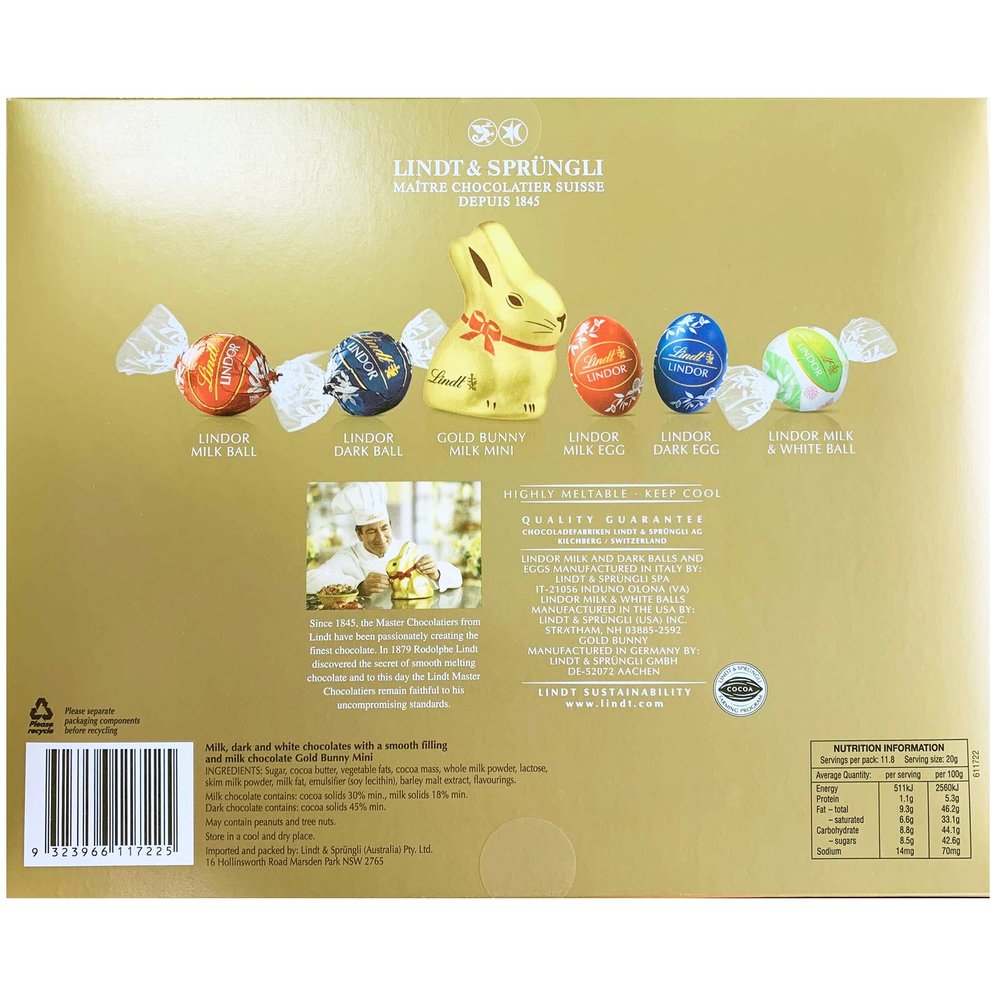 Lindt Chocolate Easter Selection Gift Box | Harris Farm Online