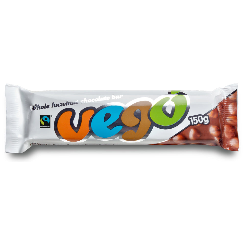 Vego Whole Hazelnut Chocolate Bar 150g