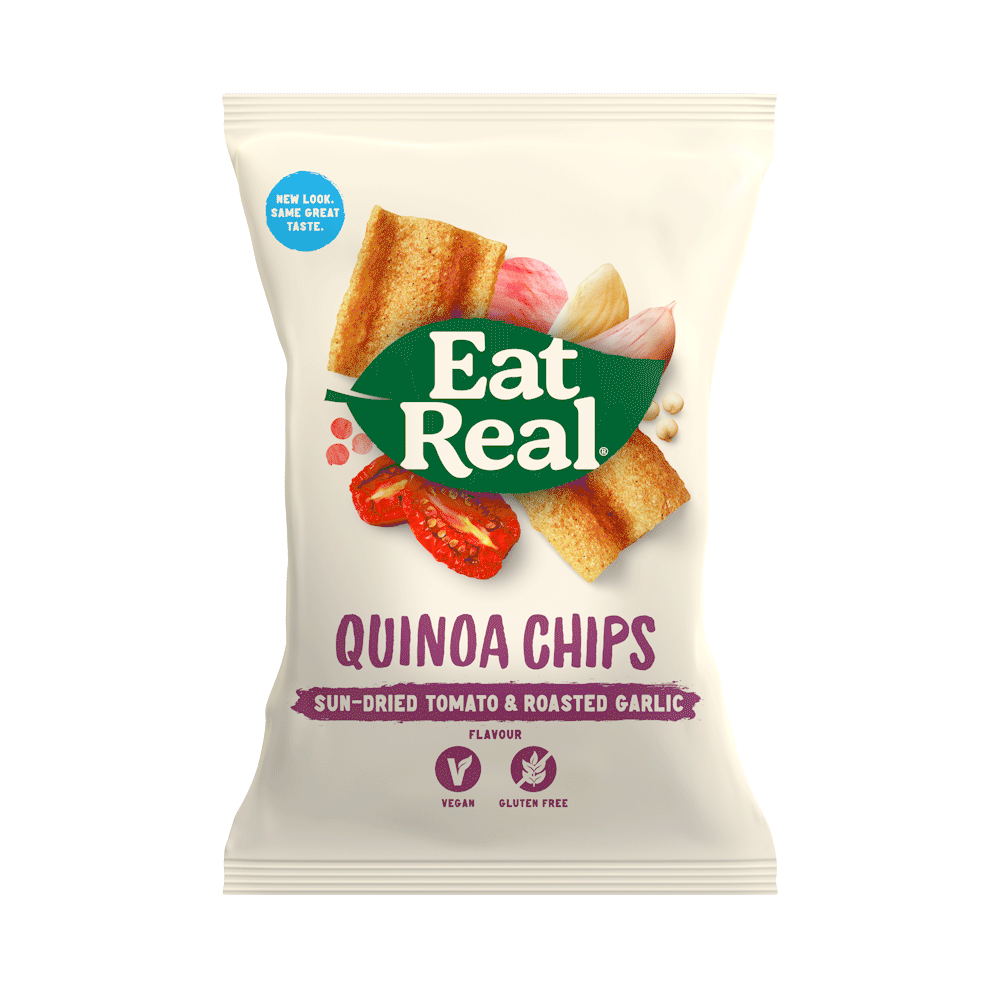 Eat Real Vegan Quinoa Sun Dried Tomato and Garlic 80g