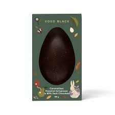 Koko Black Caramelised Hazelnut and Espresso Dark Chocolate Egg 180g